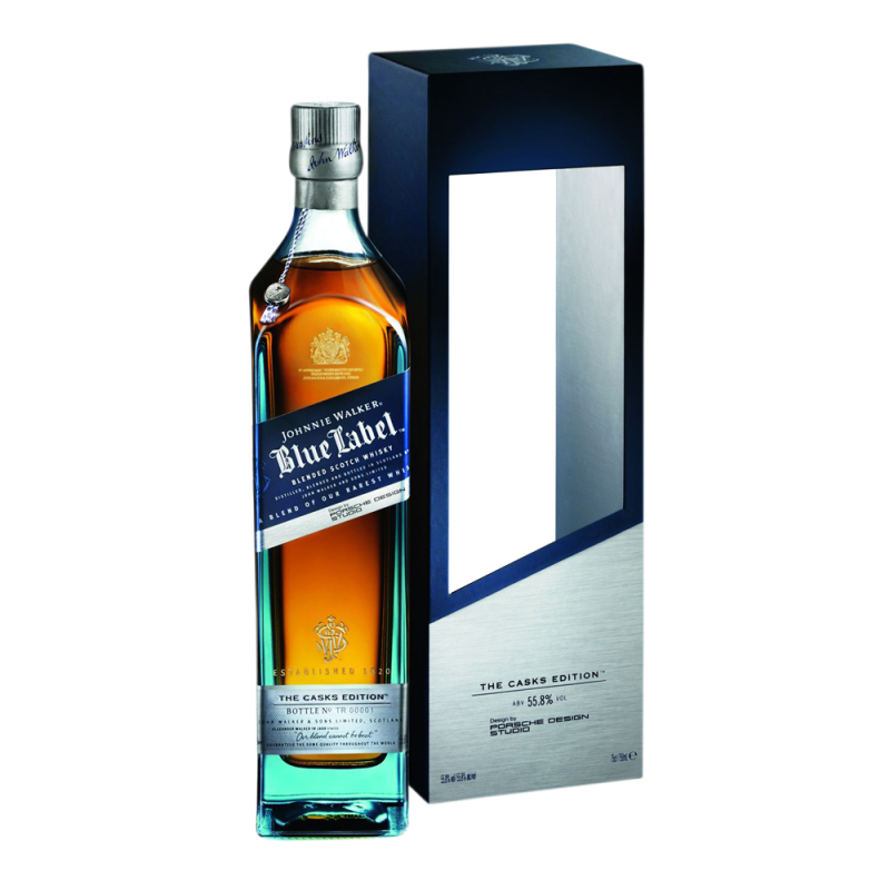 Whisky Black Label 70 cl Coffret Johnnie Walker + 2 Verres Limited Edition