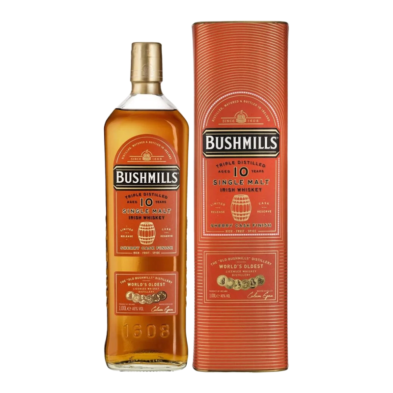 Виски bushmills malt. Виски Bushmills 10 years old. Bushmills Sherry Cask Reserve.