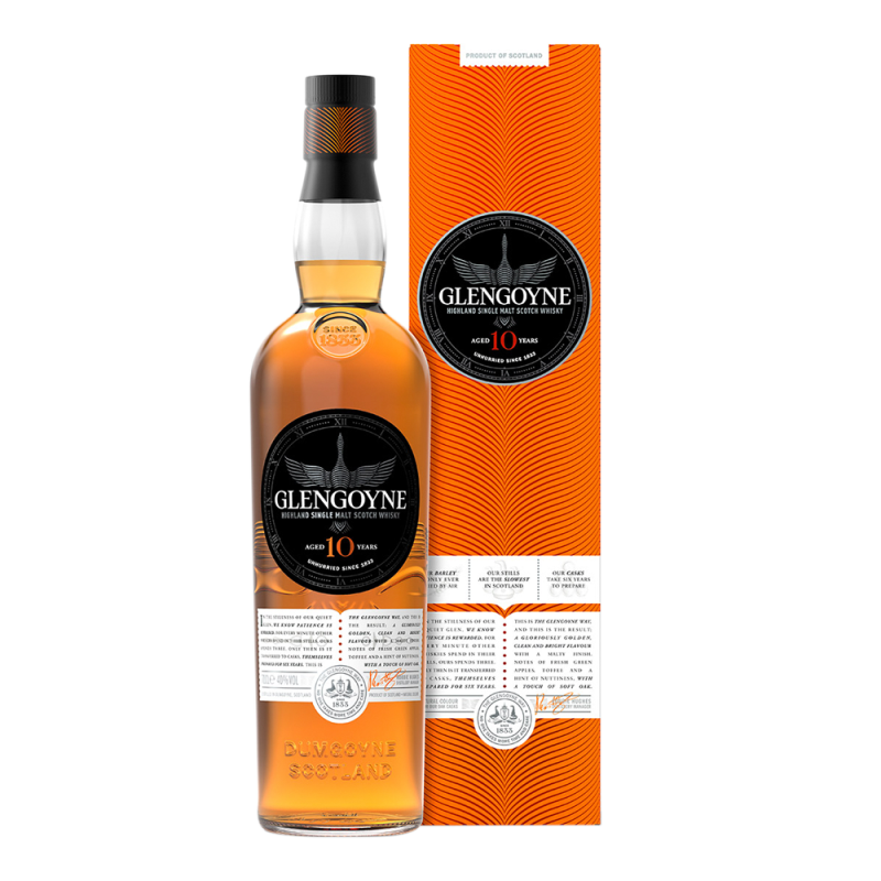 Whisky Glengoyne 10 ans - Single highland malt scotch